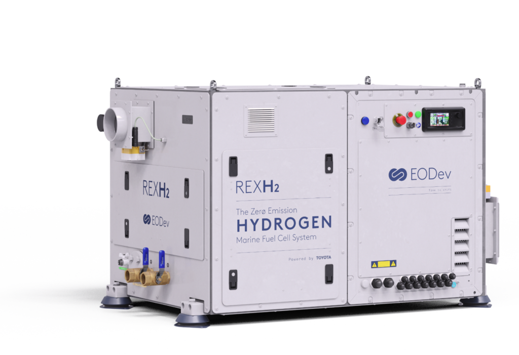 Marine Hydrogen Power Generator solution - REXH2 I EODev