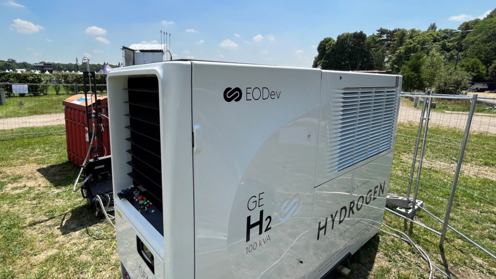 Le GEH2 alimentant une antenne 5G