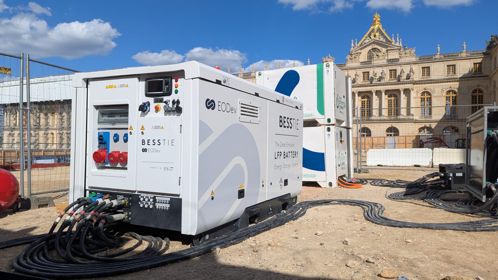 Music festivals sustainably powered by a BESS battery I EODev