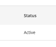 Subscription status: Active